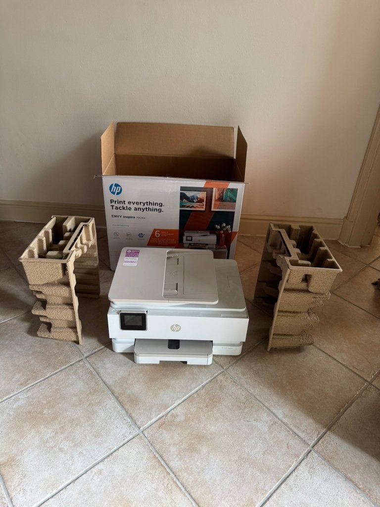 HP ENVY Inspire 7924e all-in-one printer (met doos), Computers en Software, Hp, Inkjetprinter, All-in-one, Zo goed als nieuw