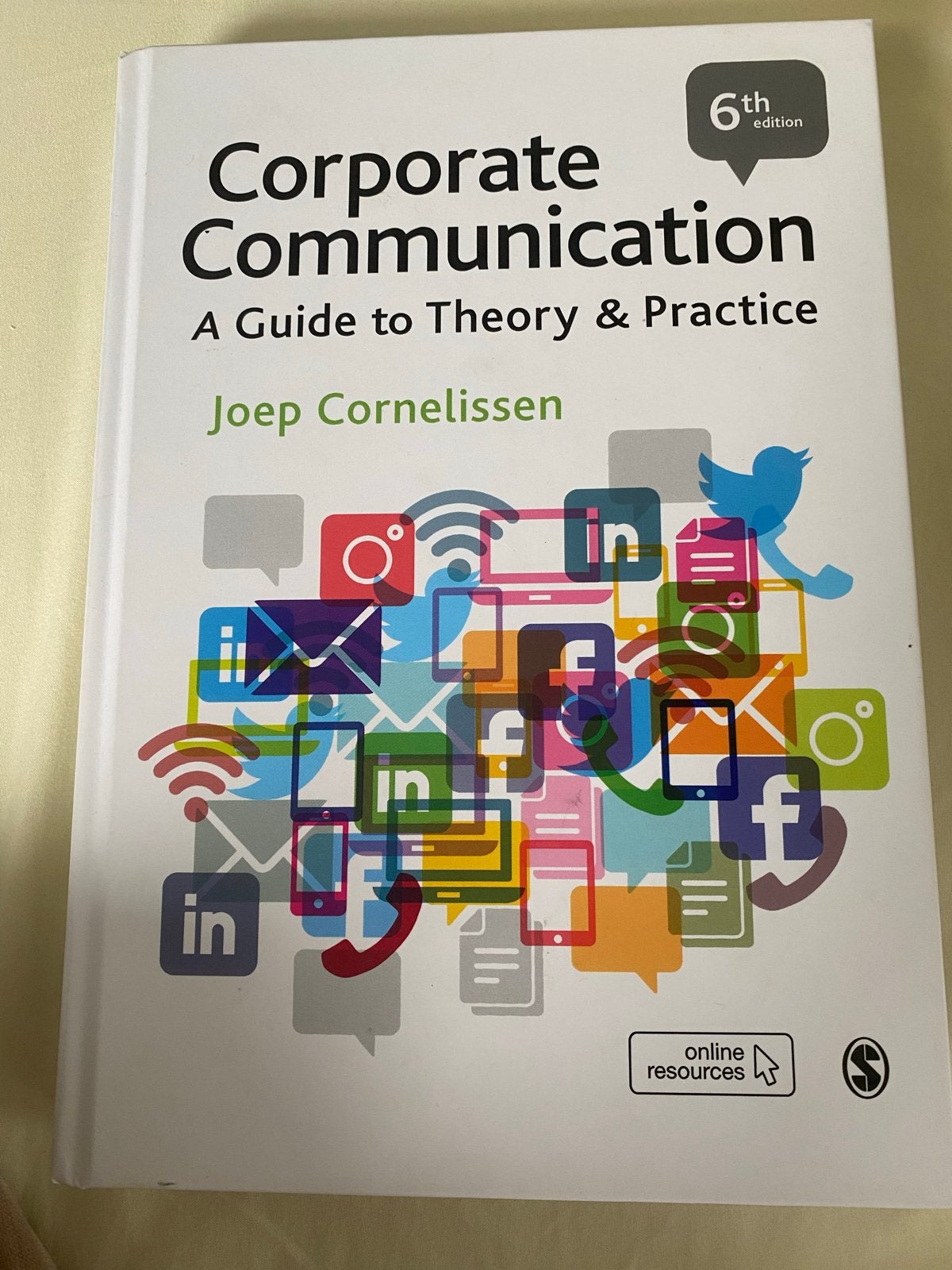 Corporate Communication - Joep Cornelissen (6e editie), Boeken, Ophalen of Verzenden, Gamma, Zo goed als nieuw, HBO