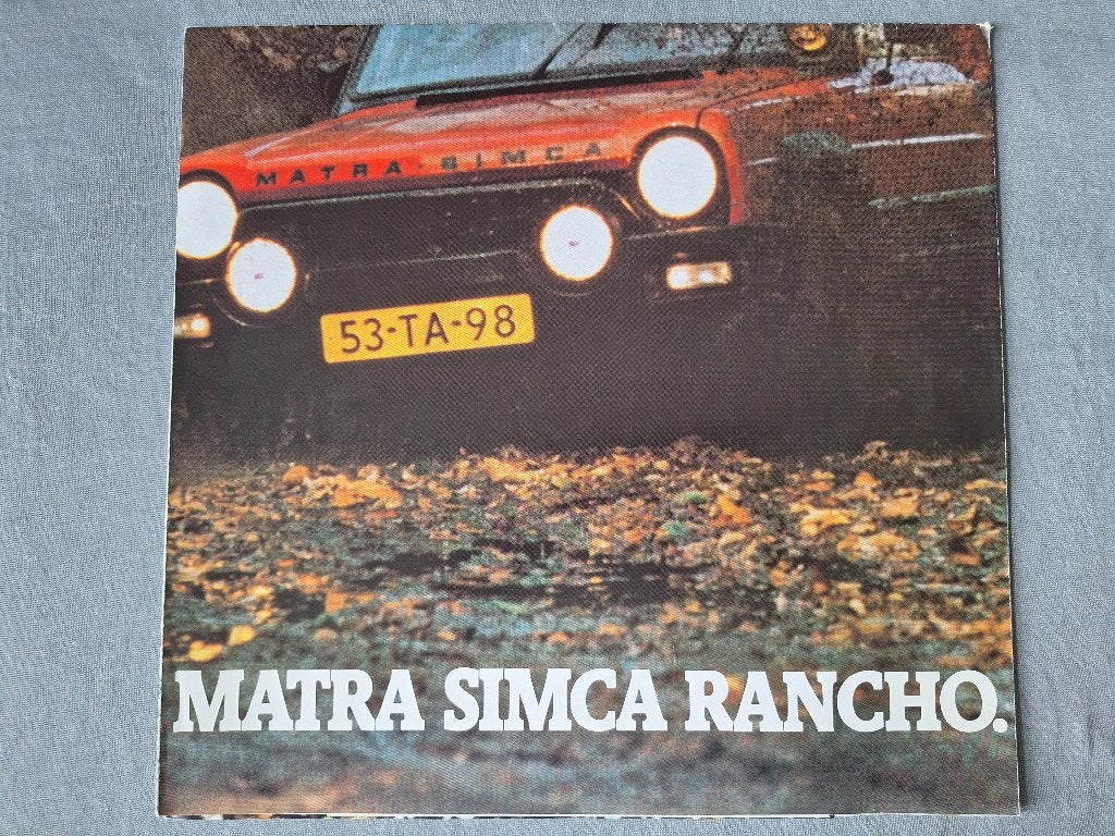 Brochure SIMCA/CHRYSLER Bedrijfswagens - NL, Verzenden, Gelezen, Overige merken
