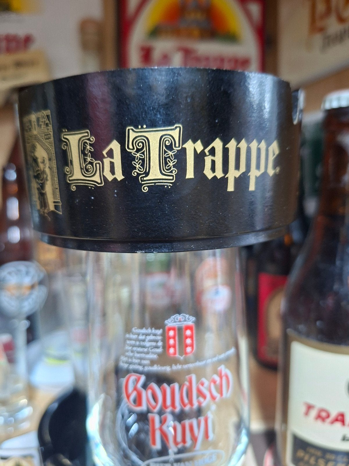 La Trappe Trappisten Bier Asbak - Uniek Verzamelobject, Ophalen, Gebruikt, Reclamebord, Plaat of Schild, La Trappe