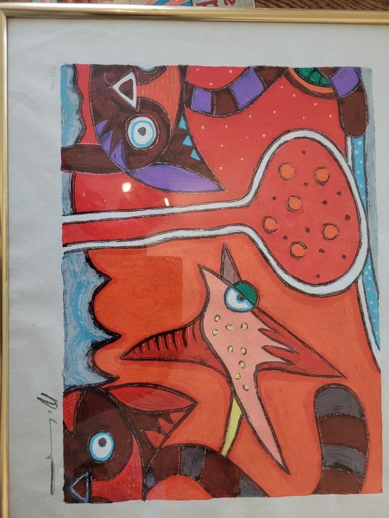 Michel Molenaar Bird and Tree, Antiek en Kunst, Ophalen