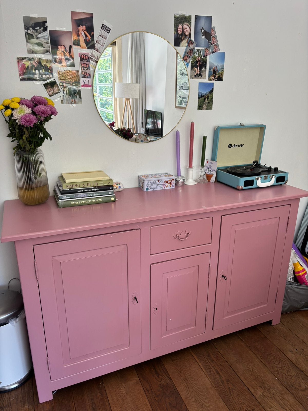 Roze kast, Ophalen, Zo goed als nieuw, 25 tot 50 cm