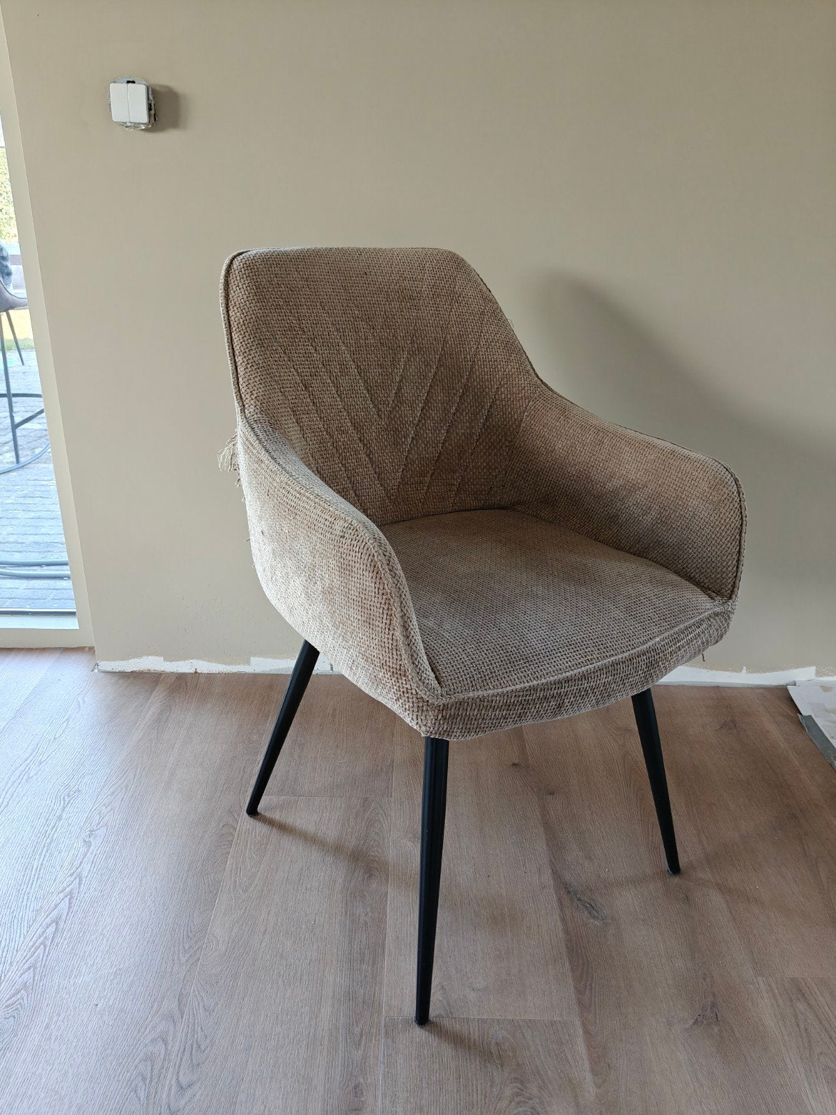 6 eetkamerstoelen - project voor de doe-het-zelver, Ophalen, Metaal, Vijf, Zes of meer stoelen