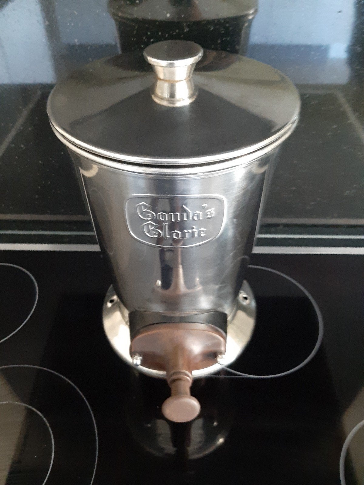 Vintage Gouda's Glorie mayonaise dispenser, cafetaria model, Ophalen of Verzenden