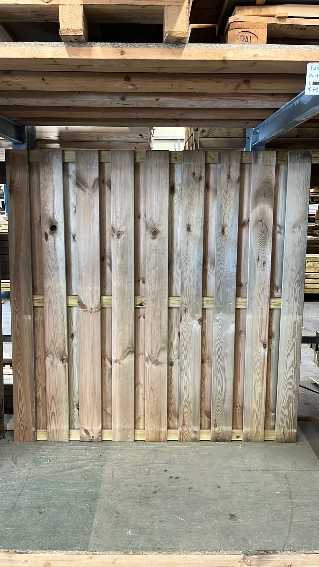 Tuinscherm privacy nu €79,95, Tuin en Terras, Schuttingen, 1 tot 2 meter, Minder dan 3 meter, Ophalen of Verzenden, Zo goed als nieuw