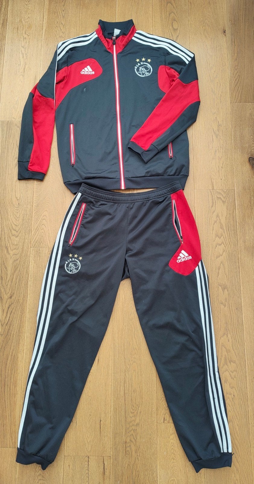 Ajax trainingspak, Zwart, Ophalen of Verzenden, Ajax, Voetbal