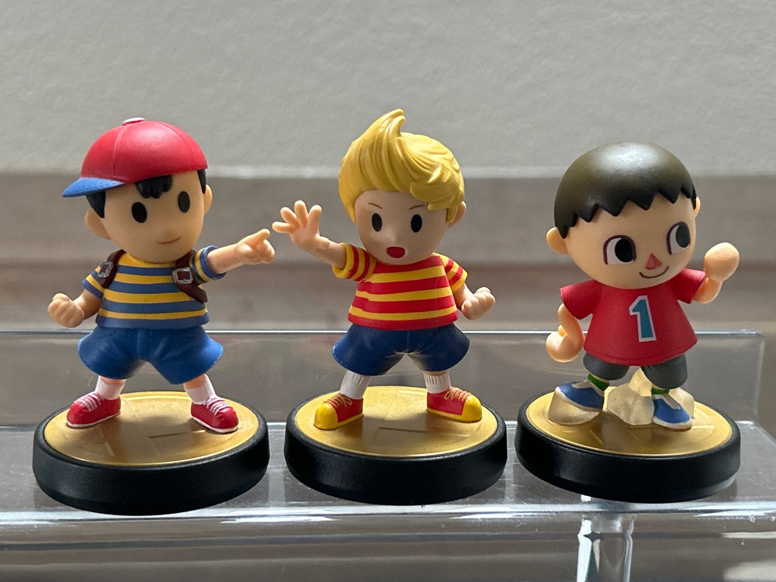 Amiibo set: Ness, Lucas en Dorpsbewoner (Super Smash Bros), Ophalen of Verzenden, Zo goed als nieuw