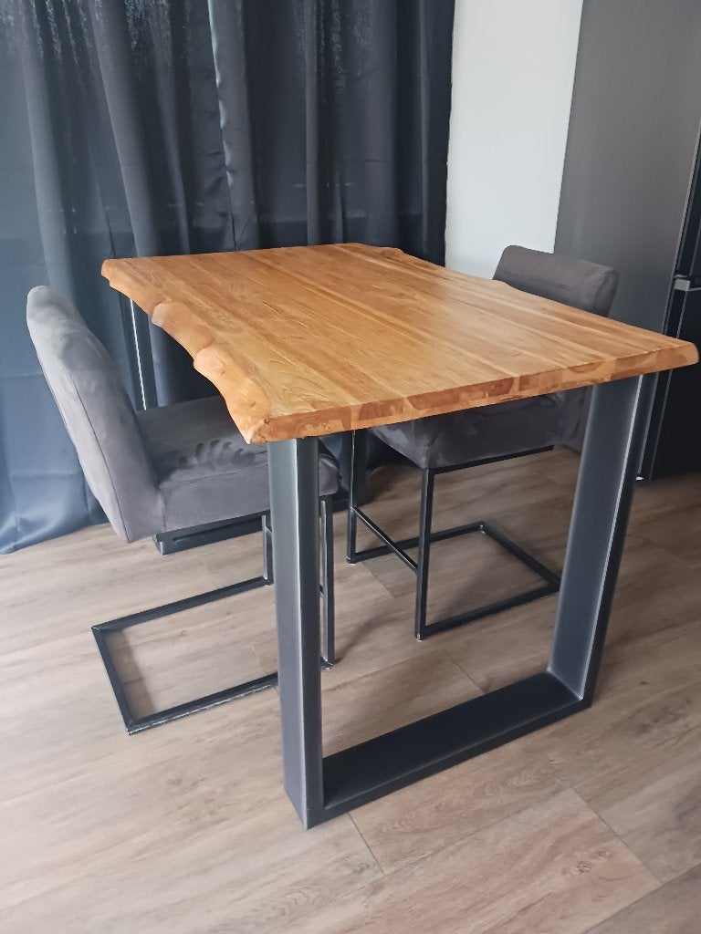 Bartafel boomstam inc 2 barstoelen, Ophalen