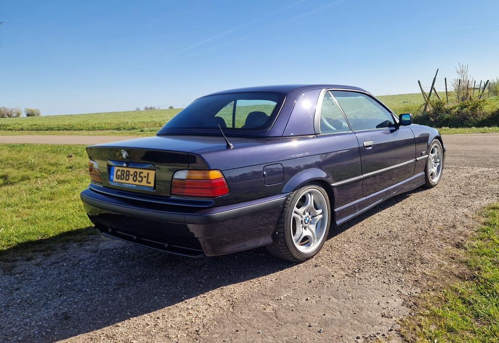 BMW E36 cabrio 320i, 1575 kg, Overige kleuren, Cabriolet, 4 stoelen