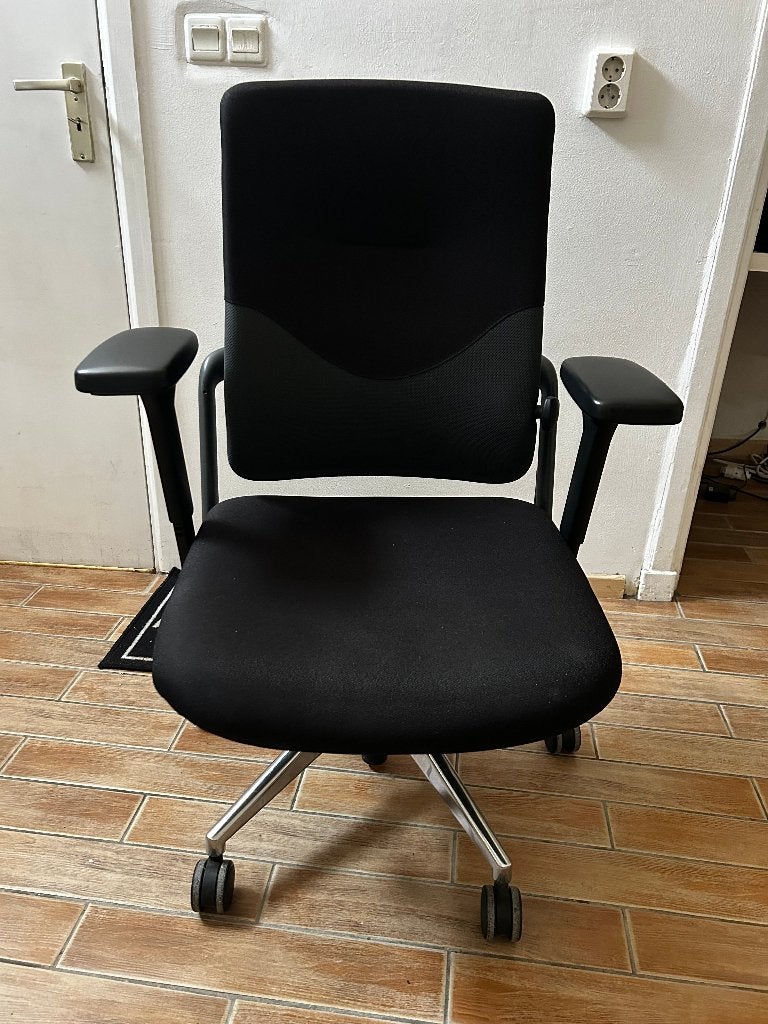 Rohde & Grahl Xenium Bureaustoel – Refurbished, Huis en Inrichting, Bureaustoelen, Gebruikt, Bureaustoel, Zwart, Ergonomisch, Ophalen
