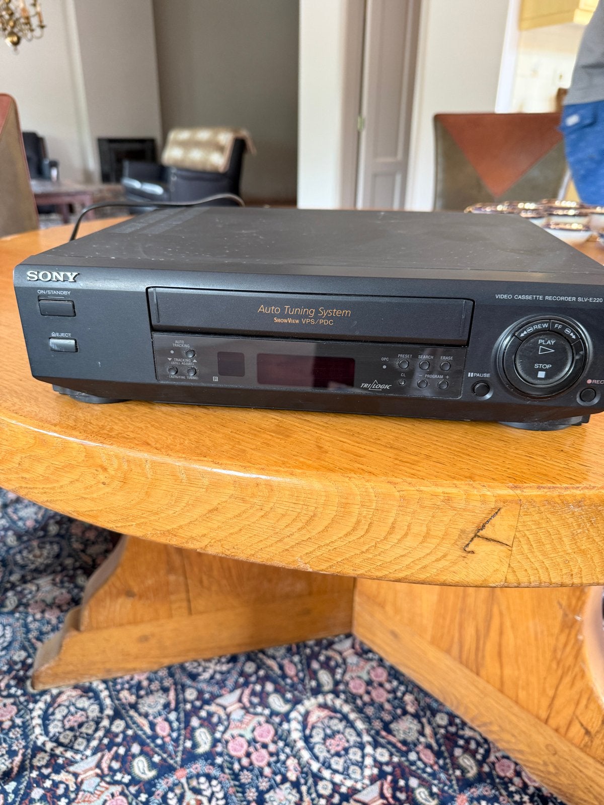 Sony SLV-E220 VHS Videorecorder - Auto Tuning System, Ophalen of Verzenden, Gebruikt, VHS-speler of -recorder