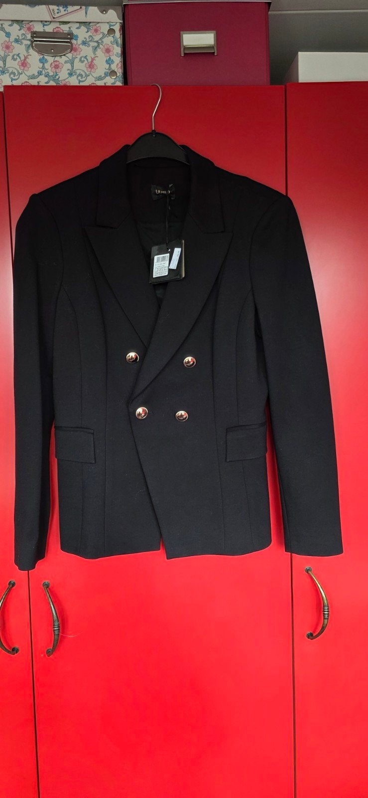 Liu Jo Milano Zwarte Blazer - Maat 40 (M), Maat 38/40 (M), Zwart, Nieuw, Ophalen of Verzenden