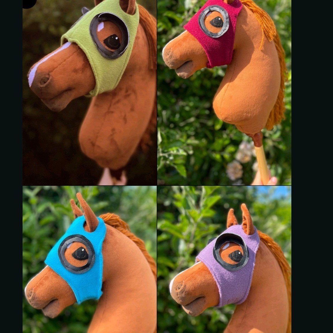 diverse racemaskers voor hobbyhorse, Ophalen of Verzenden, Zo goed als nieuw
