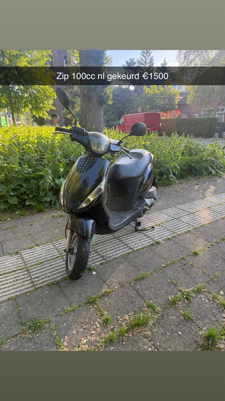 Zip 100cc a1 NL kenteken, Fietsen en Brommers, Ophalen of Verzenden, Zo goed als nieuw, Benzine, Piaggio