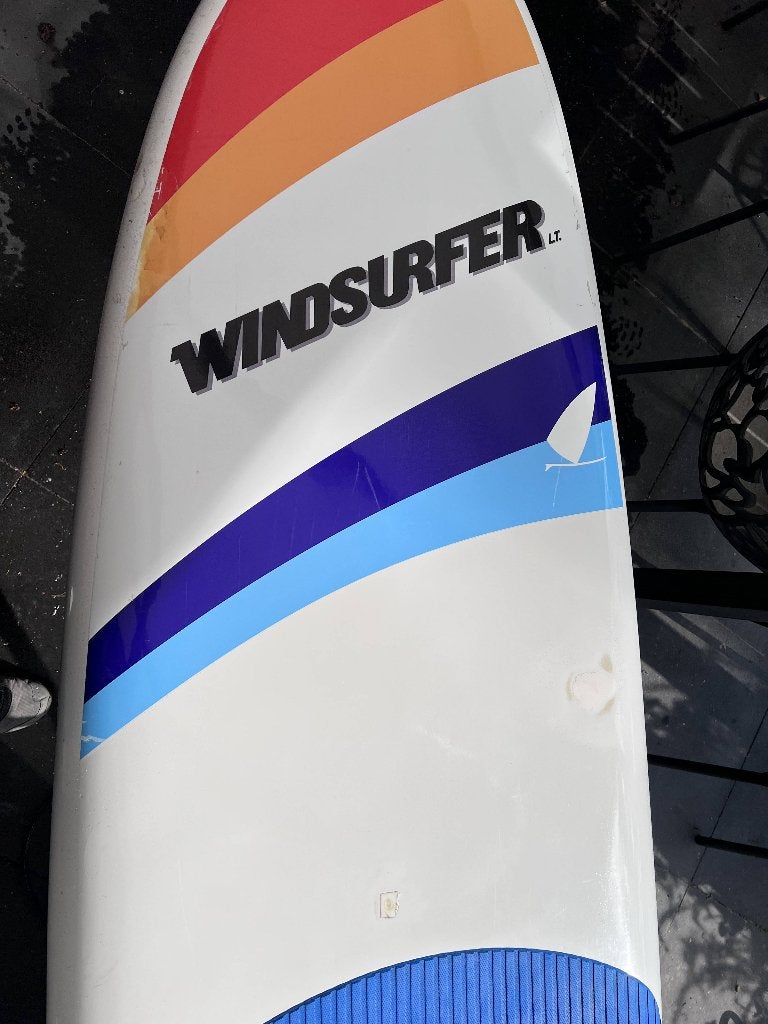 Windsurfer lt compleet, Watersport en Boten, Gebruikt, 300 cm of meer, Complete set, Ophalen