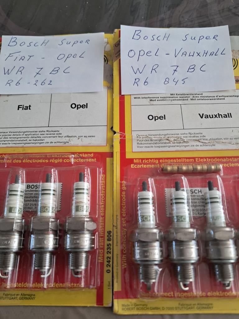 Ongv 16 nw bougies van Bosch voor oldtimers, Auto-onderdelen, Ophalen of Verzenden, Nieuw, Opel