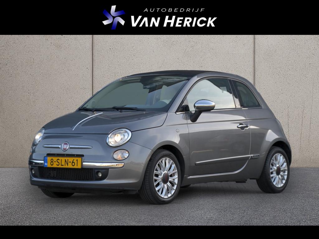 Fiat 500 C 0.9 TwinAir Lounge Automaat | Clima | Cruise, Auto's, Euro 5, 86 pk, Gebruikt, Cabriolet
