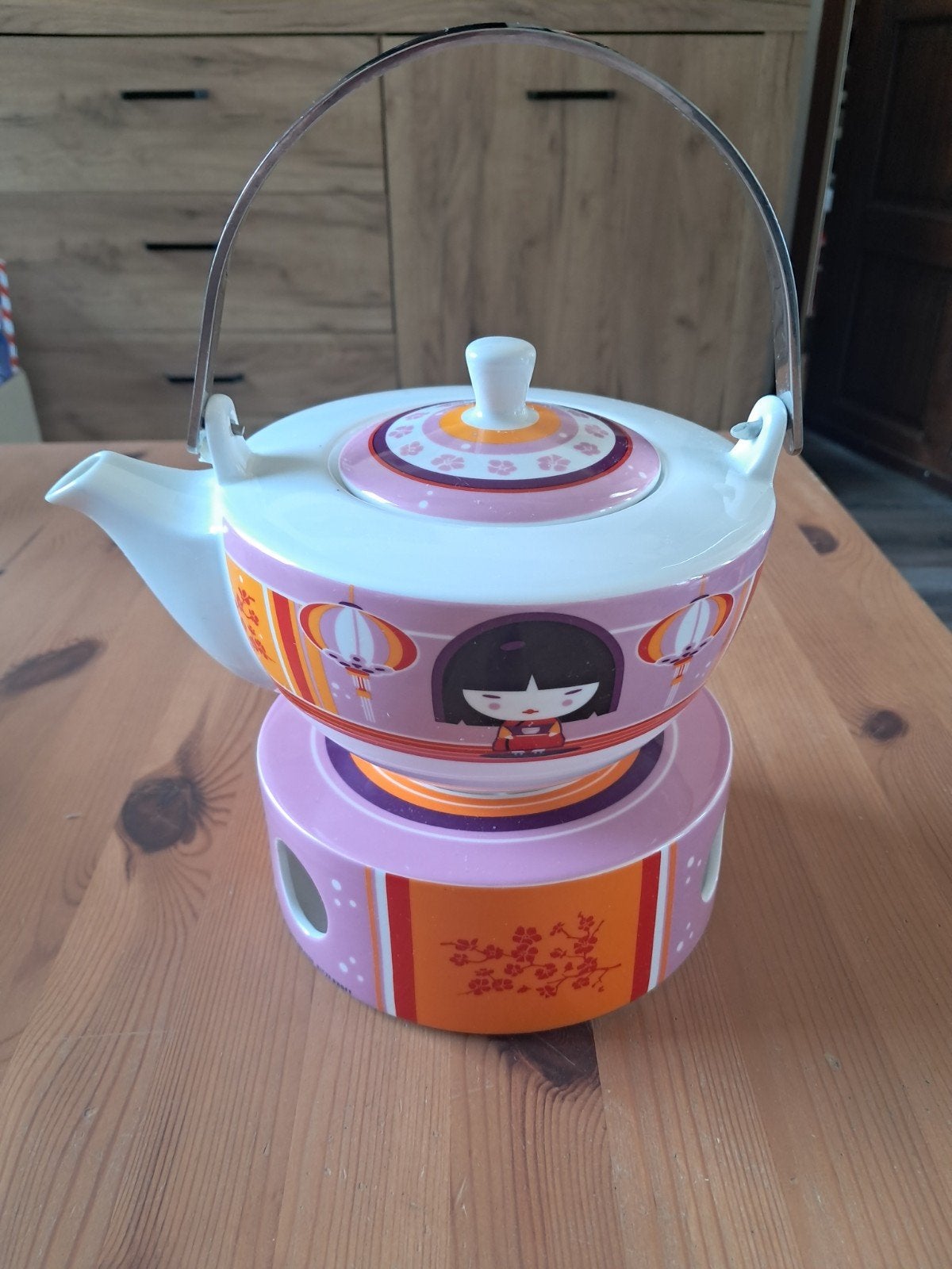 MY LIAN Theepot, Ophalen of Verzenden, Gebruikt, Overige typen, Steen/keramiek