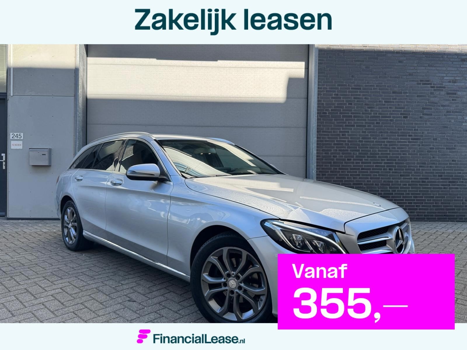Mercedes-Benz C-klasse Estate 180 Lease Edition [NL Auto | C, Automaat, Parkeerassistent, Achterwielaandrijving, Leder en Stof