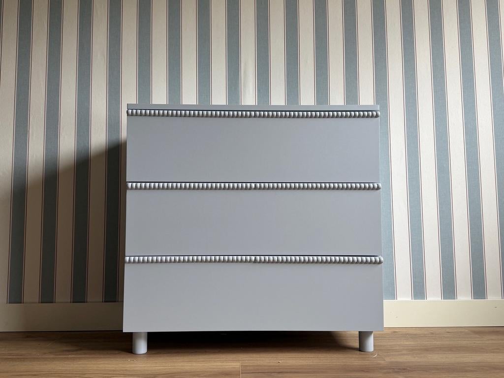 Jotex ladekast met 3 laden - licht blauw, Huis en Inrichting, Ophalen, Gebruikt, Modern, Kindvriendelijk, 50 tot 100 cm