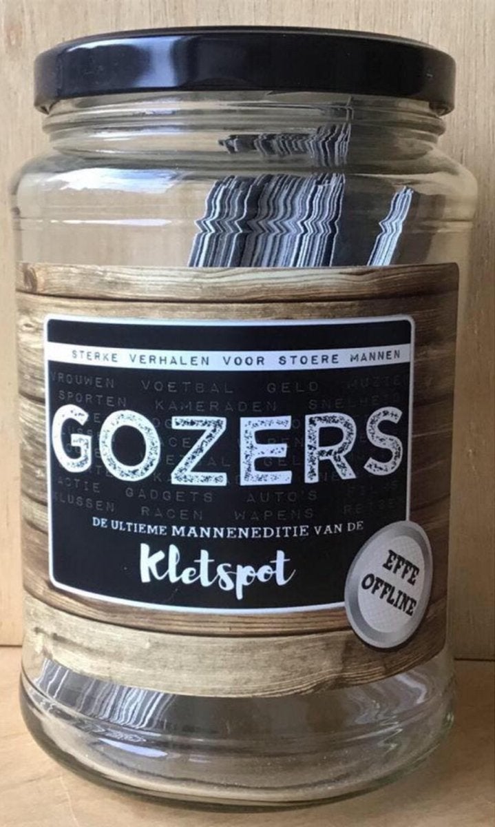 Gozers Kletspot - vanaf 18 jaar - ZGAN, Een of twee spelers, Ophalen of Verzenden, Zo goed als nieuw