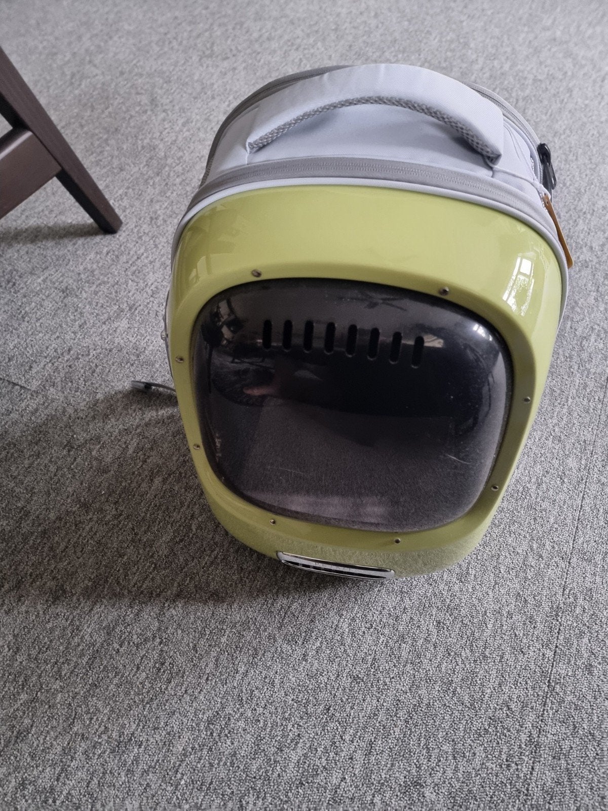 Reis  rugkoffer  voor kat, Ophalen