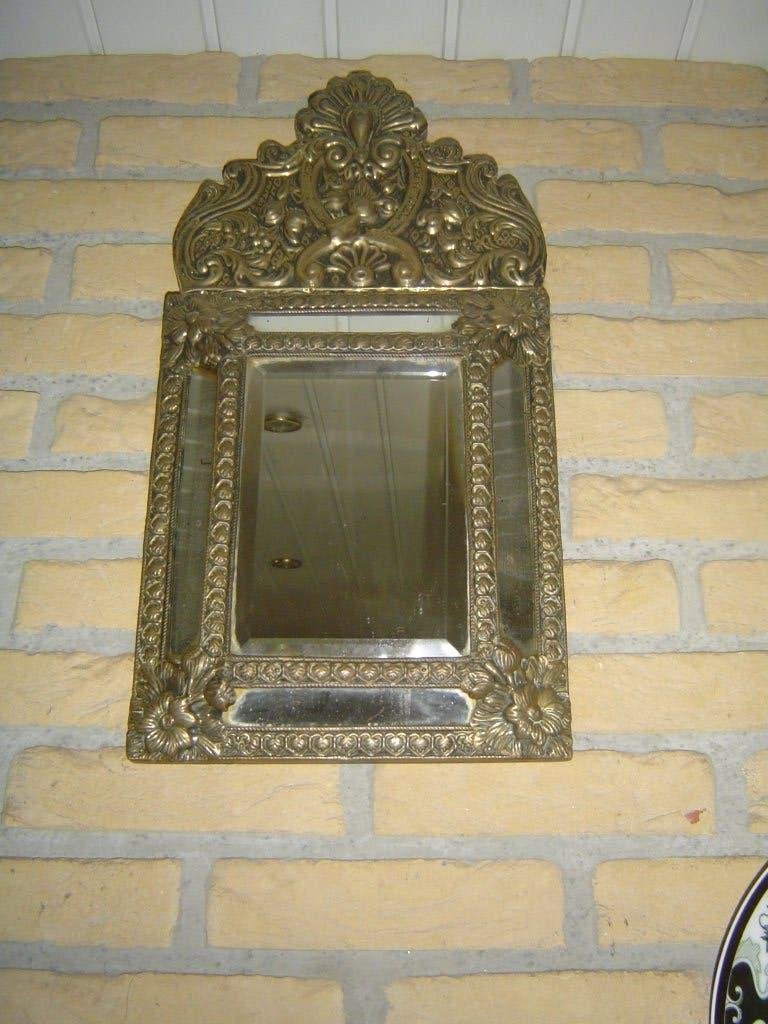 antiek spiegeltje, Antiek en Kunst, Ophalen of Verzenden, Overige vormen, Minder dan 50 cm