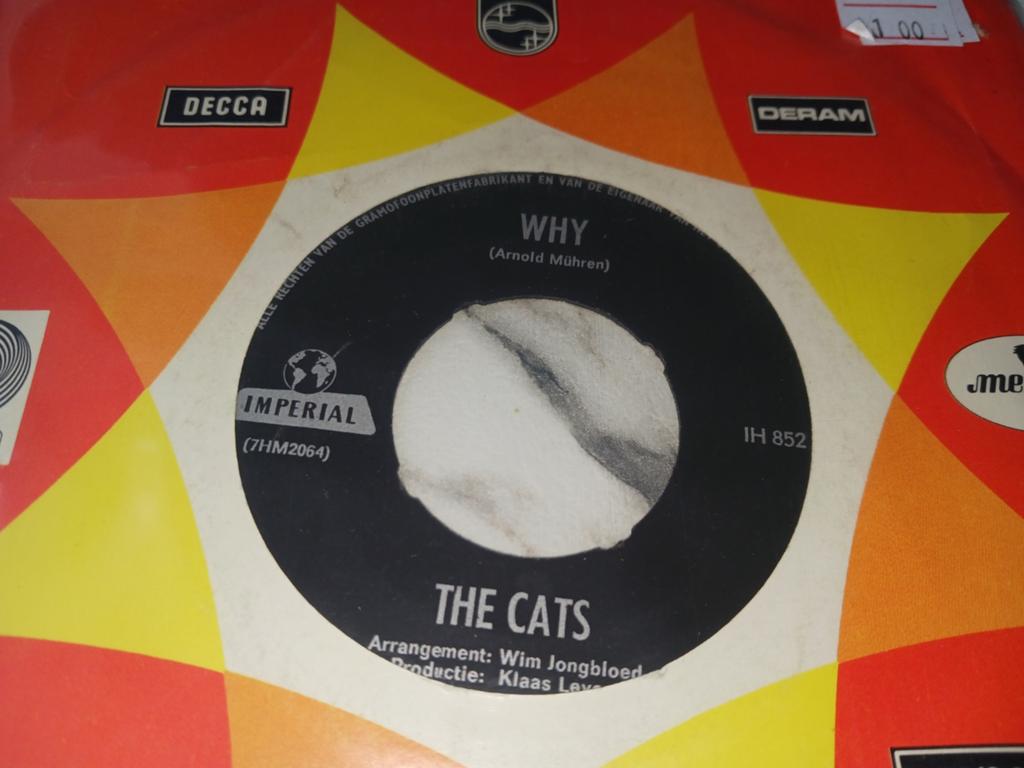 The Cats - Why (Imperial IH 852) Vinyl Single, Cd's en Dvd's, Vinyl Singles, Gebruikt, Originele persing, 7 inch, Single