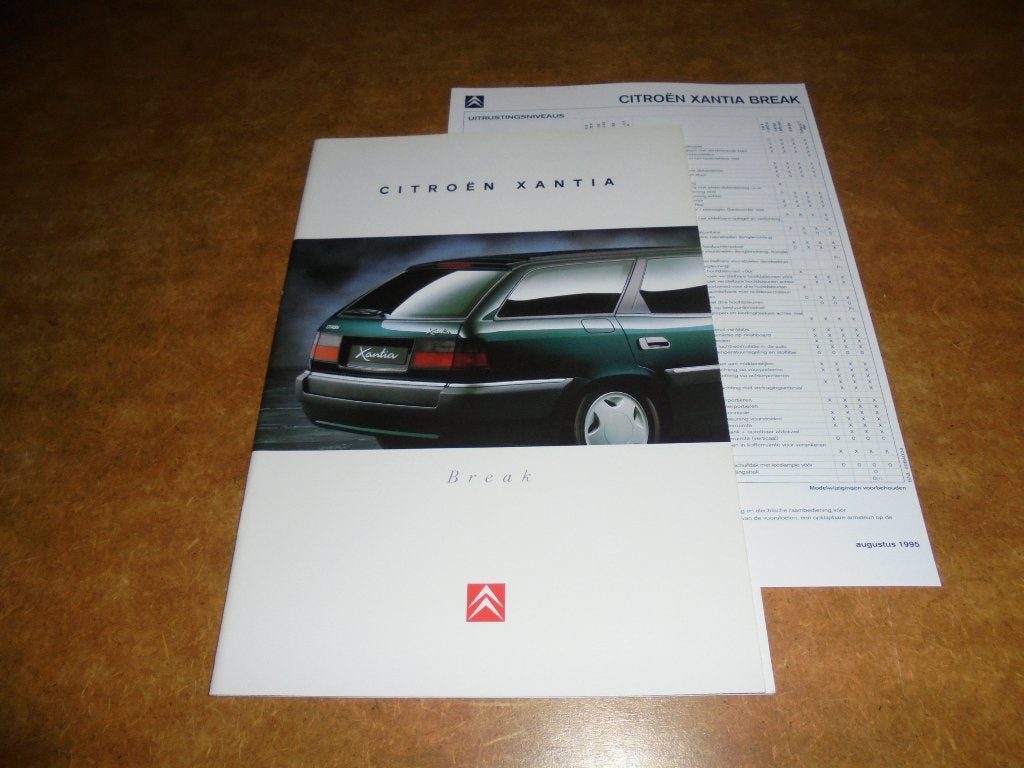 brochure Citroen Xantia/Xantia Break  1997, Ophalen of Verzenden, Zo goed als nieuw, Citroën
