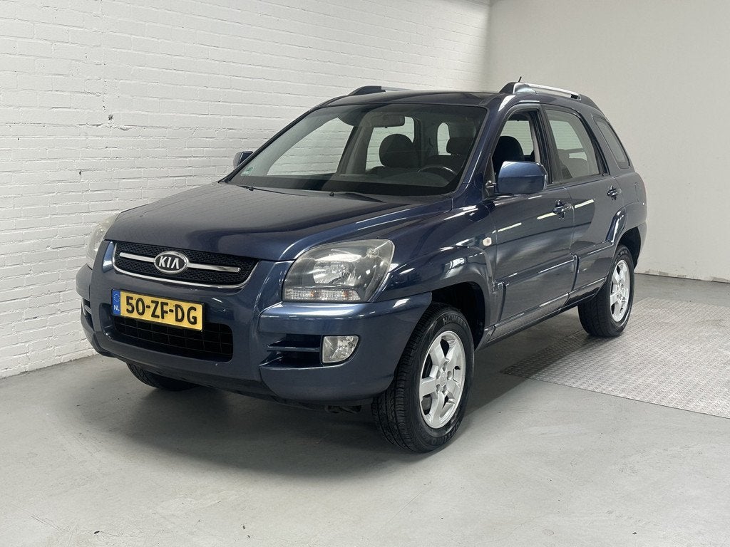 Kia Sportage 2.0 CVVT X-ecutive CLIMA / TREKHAAK / CRUISE, Auto's, Kia, Stof, 4 cilinders, Blauw, Origineel Nederlands