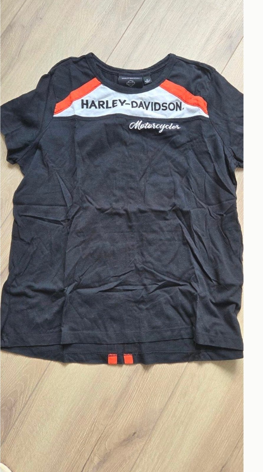 Harley Davidson dames T-shirt - Maat XL, Harley Davidson, Zwart, Maat 42/44 (L), Ophalen of Verzenden