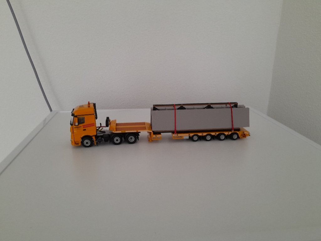 Mercedes Arocs Nederhoff met semitrailer en lading ., Verzenden, Nieuw, Bus of Vrachtwagen, Wsi