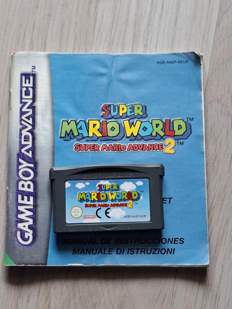 Super Mario World: Super Mario Advance 2 GBA, Spelcomputers en Games, Games | Nintendo Game Boy, Gebruikt, Platform, 1 speler