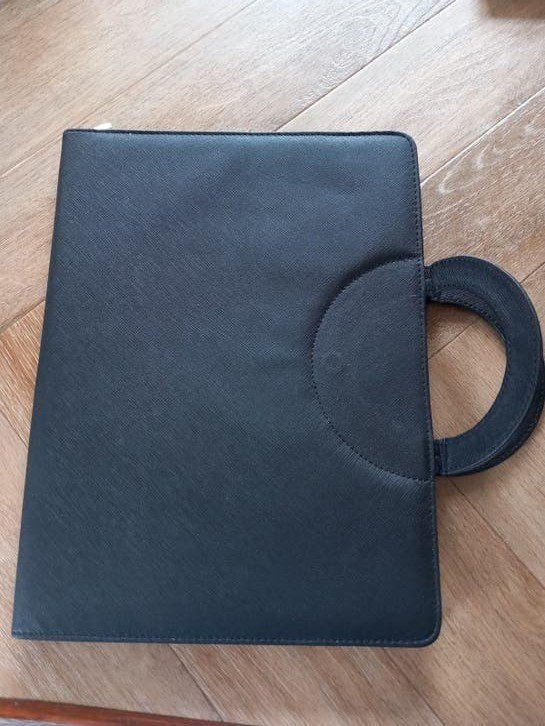 zwarte schrijfmap, Ophalen of Verzenden, Zo goed als nieuw