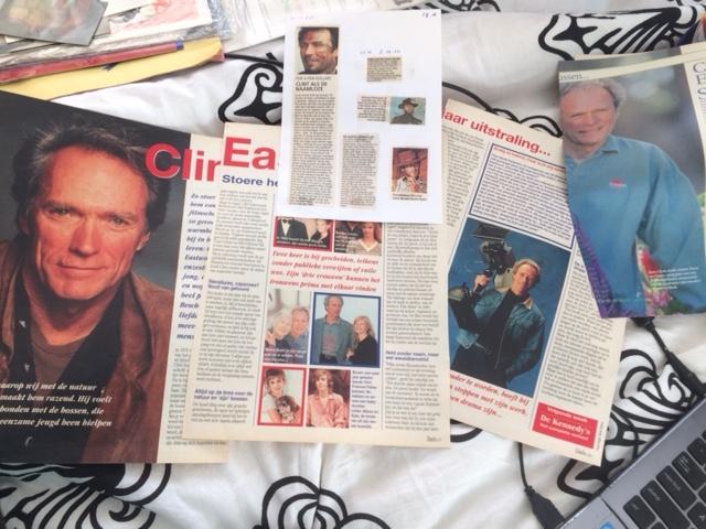 2 artikelen Clint Eastwood uit de libelle en de margriet, Ophalen of Verzenden, Gebruikt