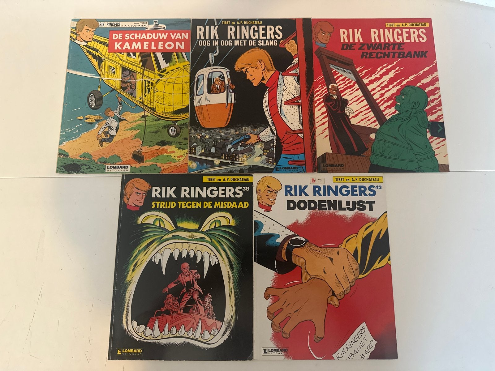 Rik Ringers stripboeken - 5 delen, Boeken, Stripboeken, Meerdere stripboeken, Ophalen of Verzenden, Gelezen