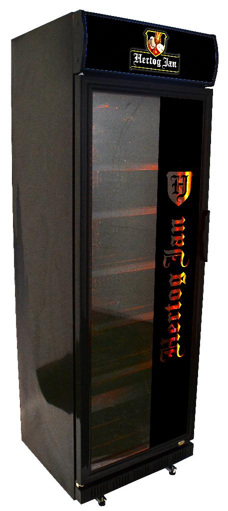Hertog Jan Bier ''BlackLine+'' Bier glasdeur koelkast, Ophalen, Zonder vriesvak, 200 liter of meer, 60 cm of meer