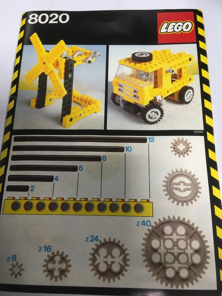 LEGO, Vintage Expert Building Set no. 8020, Lego, Ophalen of Verzenden, Zo goed als nieuw, Nvt