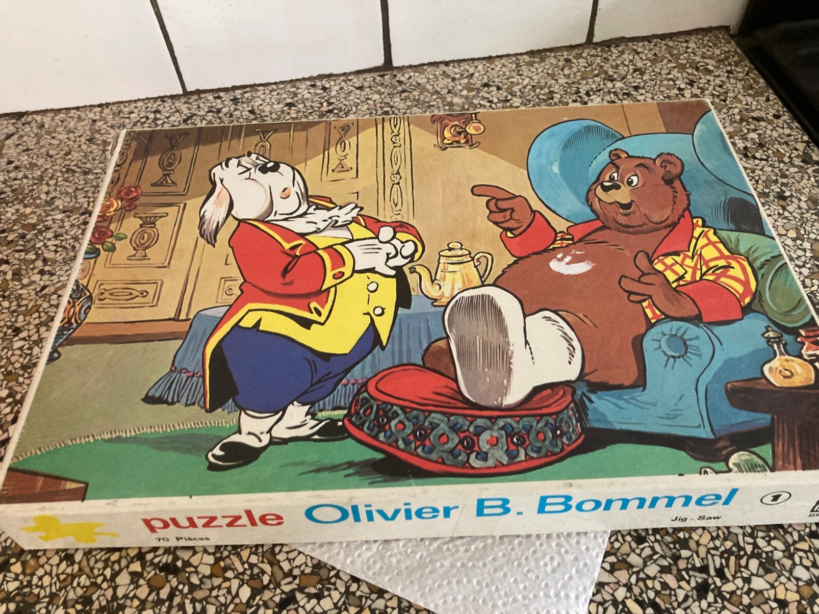 Puzzel olivier Bommel, Ophalen of Verzenden, Minder dan 500 stukjes