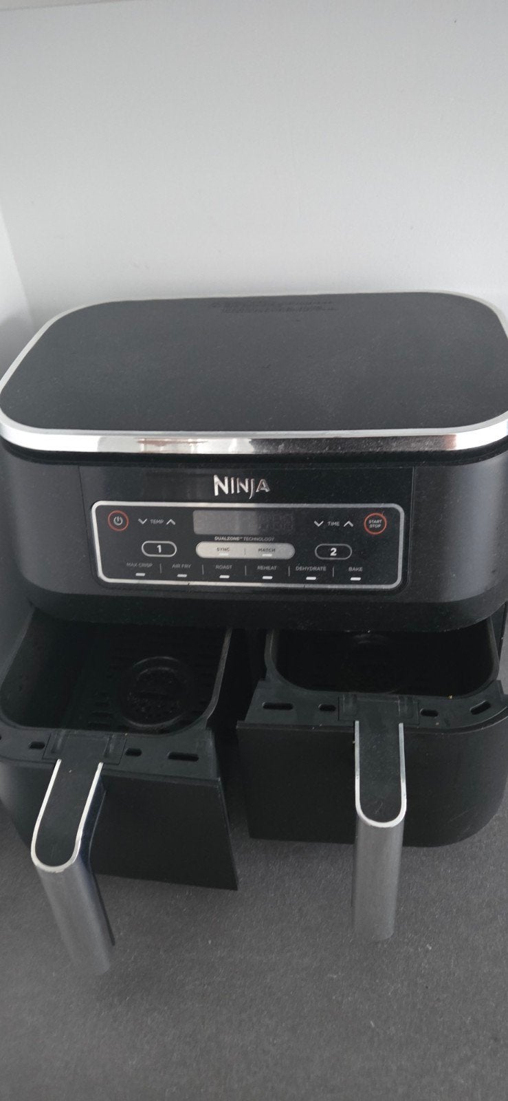 Ninja Foodi Dual Zone Airfryer AF300EU - Zo goed als nieuw, Airfryer, 1500 gram of meer, Ophalen of Verzenden, Zo goed als nieuw