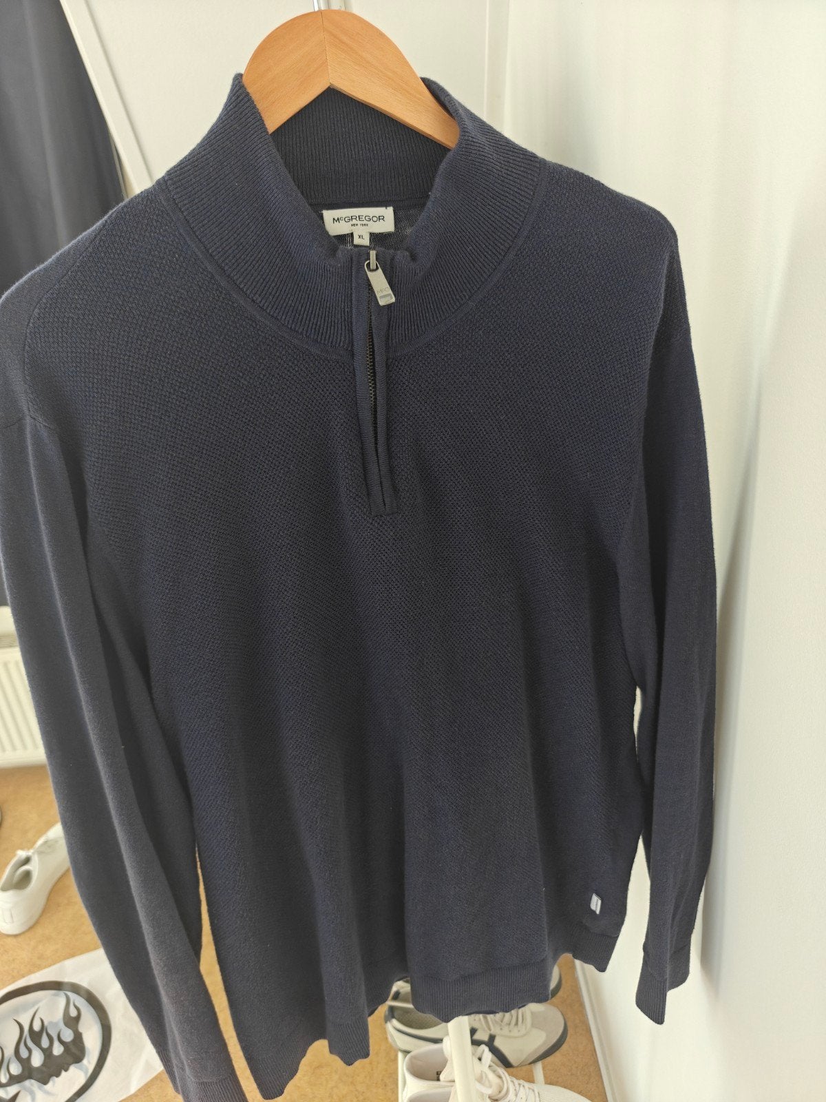 McGregor Dunne Quarter Zip Trui Heren XL, Maat 56/58 (XL), Gedragen, Verzenden, McGregor
