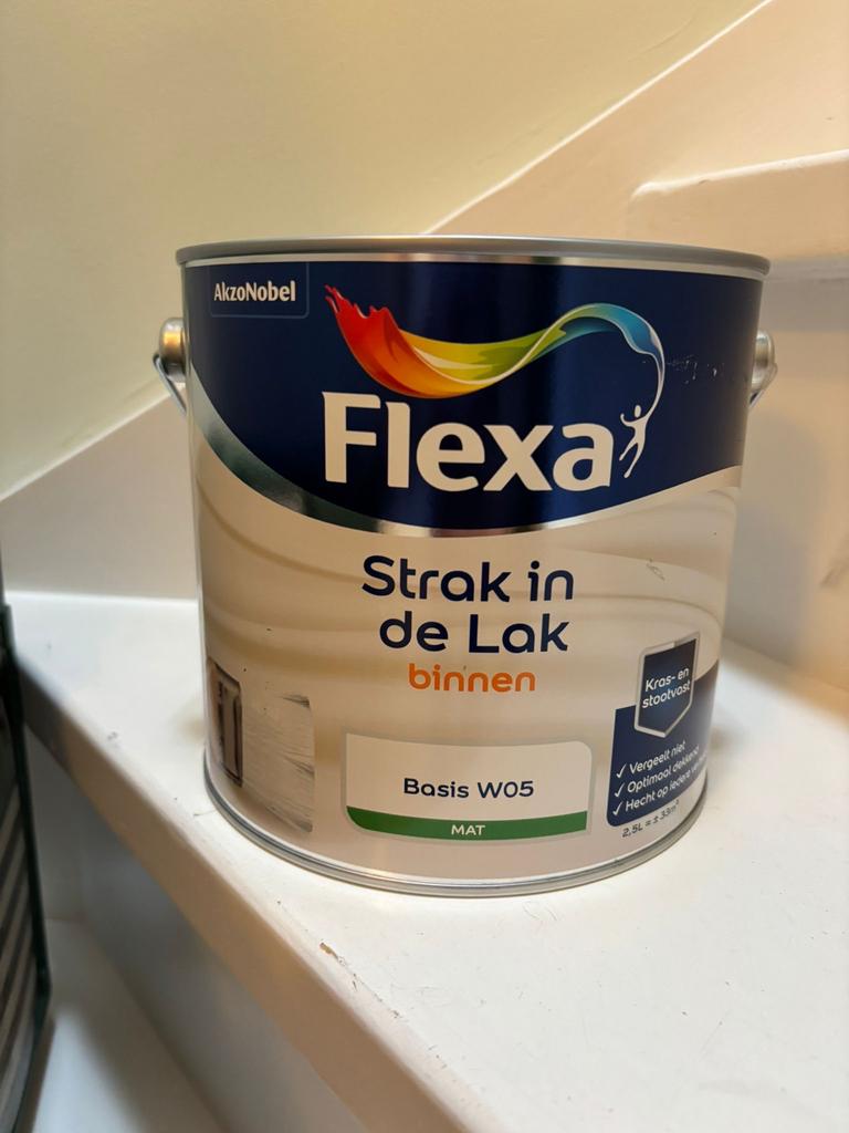 Flexa Strak in de Lak Binnen - Pink Clay -  Mat 2.5L, Nieuw, Ophalen of Verzenden, Roze, Lak