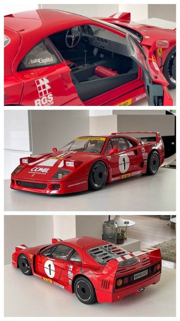 Ferrari F40 Pocher GT (K58) Gran Turismo 1:8 Race versie, Hobby en Vrije tijd, Ophalen, Enterprise Road, Westwood Industrial Estate, Margate, CT9 4JX, UK