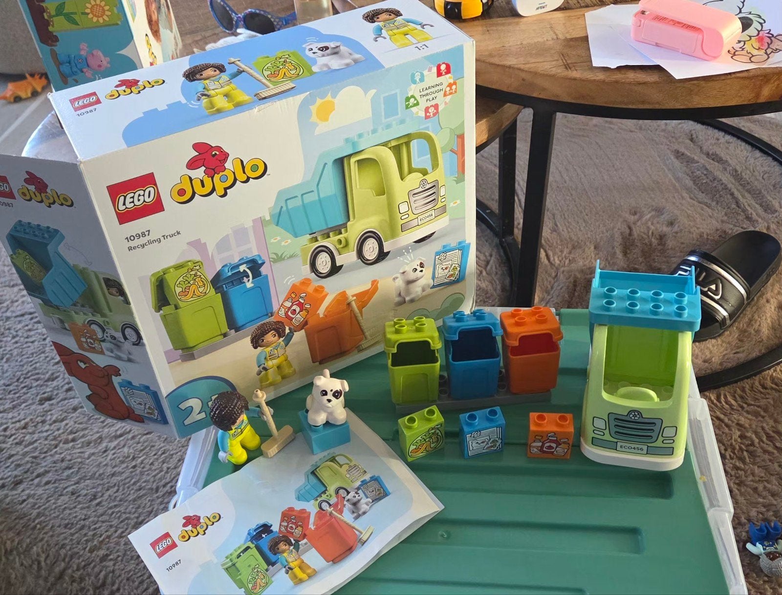 Duplo Recycling Truck compleet, Ophalen, Zo goed als nieuw, Compleet, Duplo