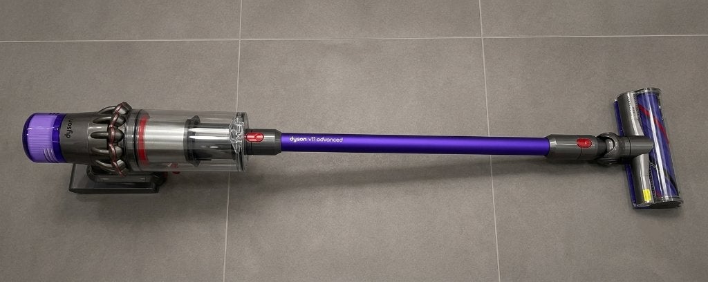 Dyson V11 advanced steelstofzuiger met accessoires, Ophalen of Verzenden, Zo goed als nieuw, Dyson, Reservoir