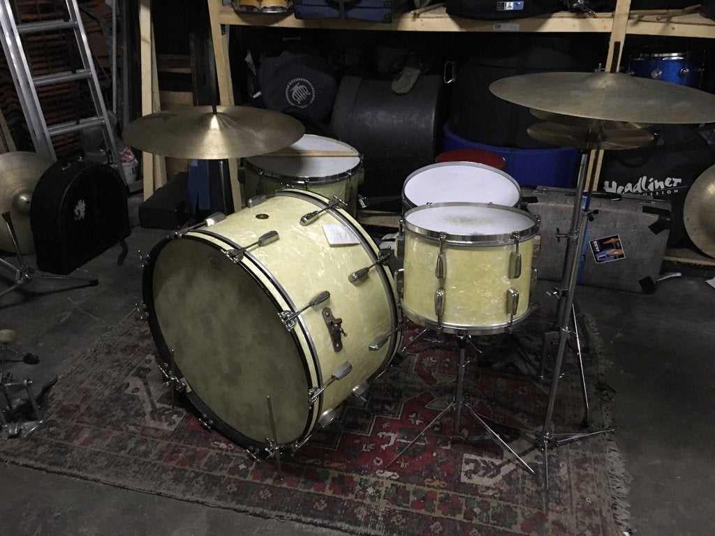 Slingerland RadioKing '40s Drumset! (ludwig gretsch vintage), Ophalen, Gebruikt, Overige merken