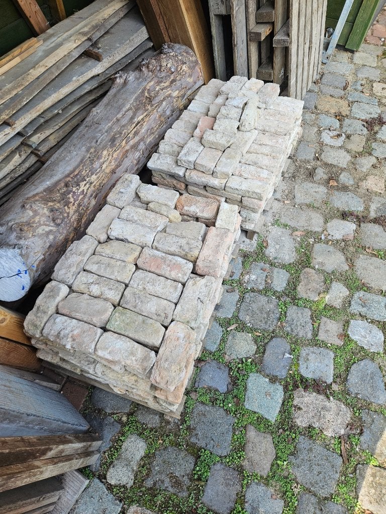 Waaltjes, oude bonte, Tuin en Terras, Overige materialen, Gebruikt, Klinkers, Ophalen of Verzenden