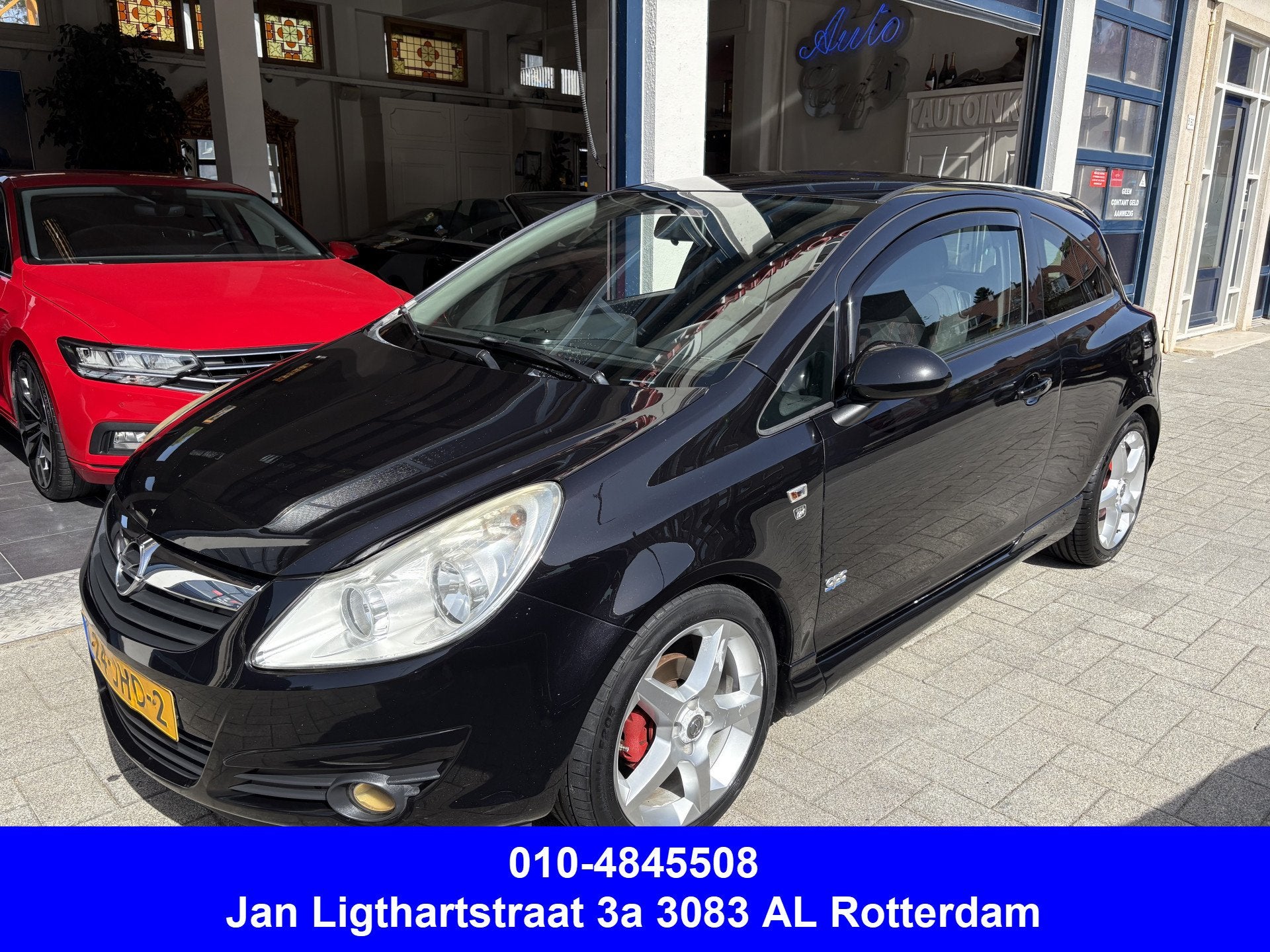 Opel Corsa 1.4-16V OPC uitvoering SPORT OPC LINE/NL AUTO/NET, Voorwielaandrijving, 4 cilinders, Zwart, Bedrijf
