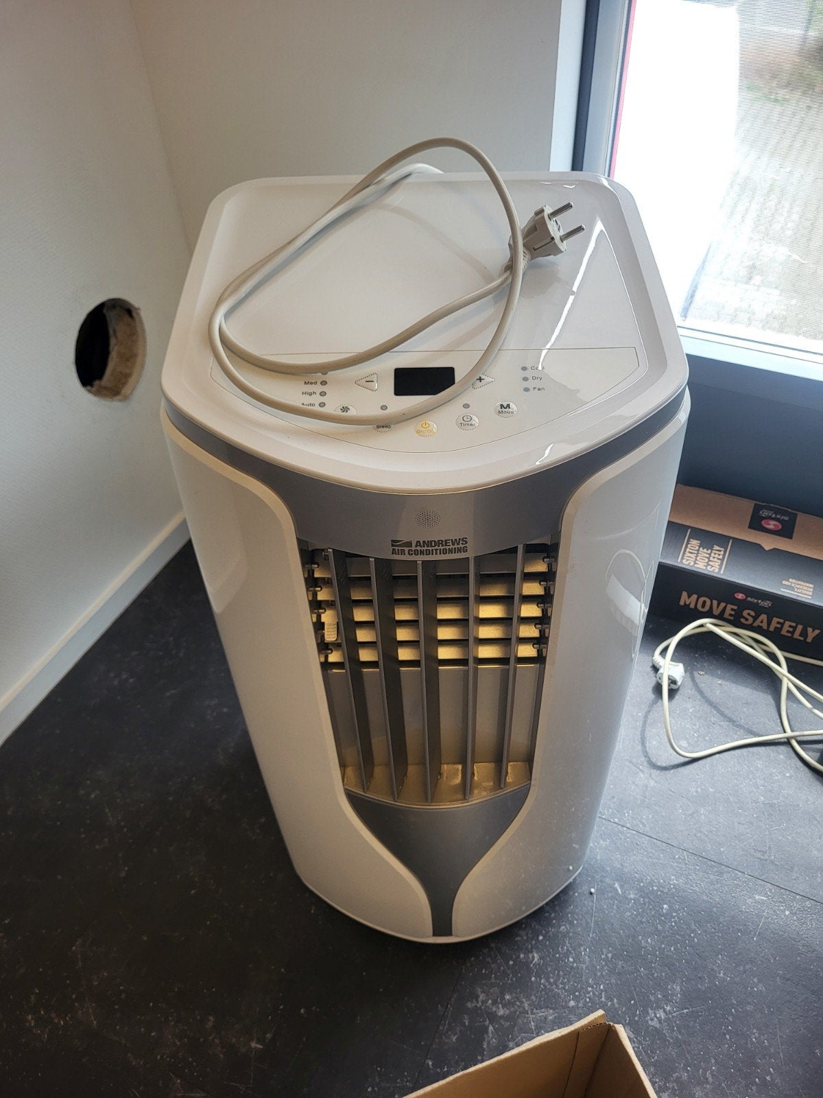 Andrews Air Conditioning - Airco - Koelen / prijs lager nu!, Witgoed en Apparatuur, Airco's, Gebruikt, Mobiele airco, 100 m³ of groter