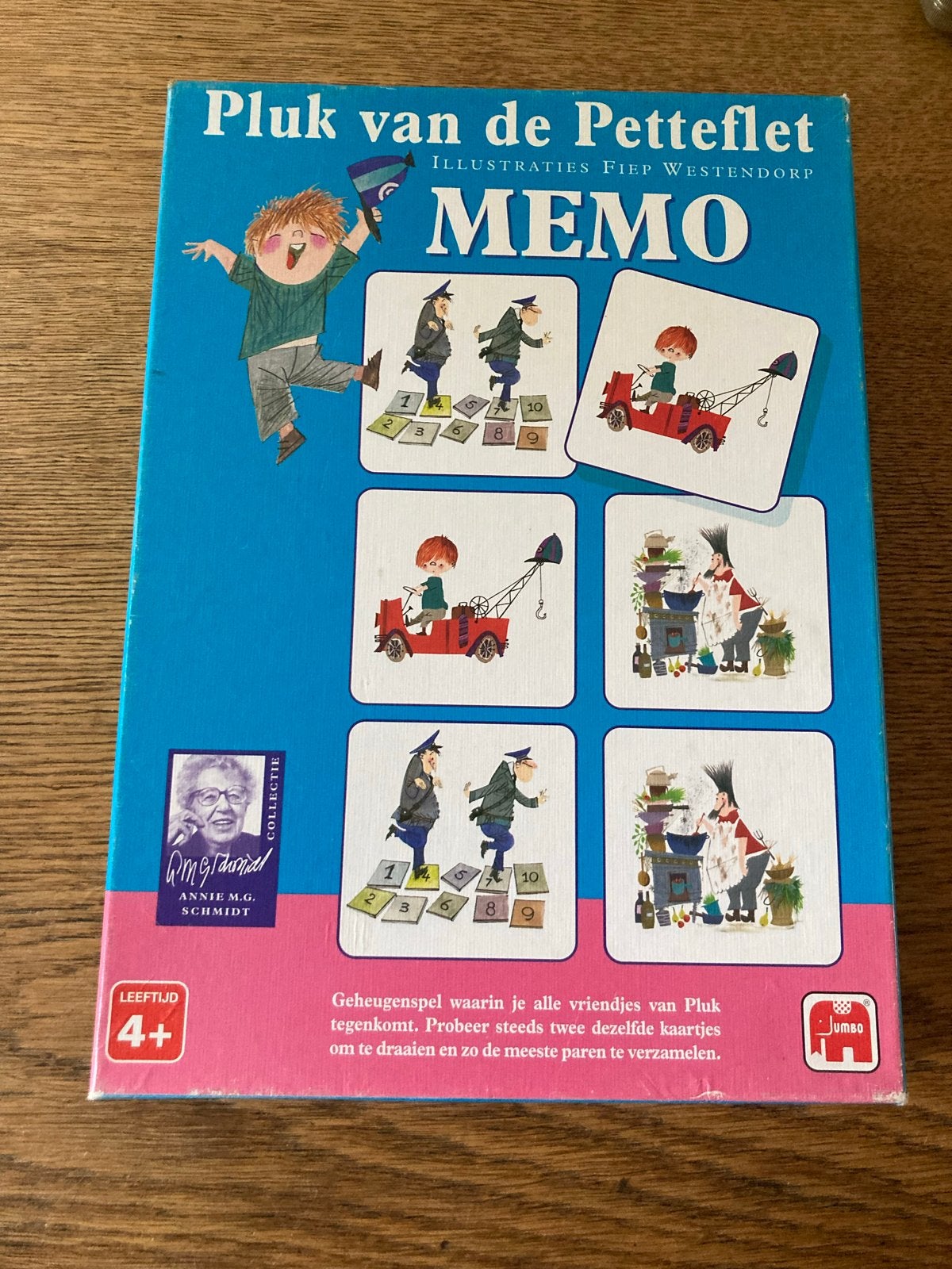 Pluk van de Petteflet MEMO - Geheugenspel Jumbo, Ophalen of Verzenden, Gebruikt, Overige typen
